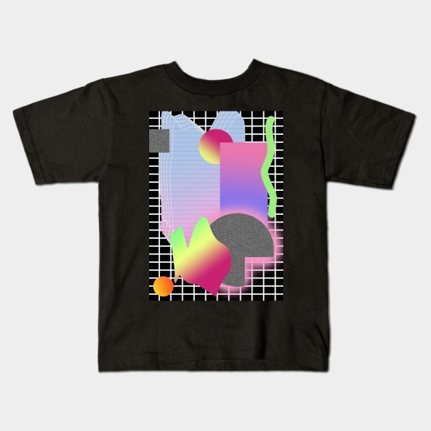 shapes Kids T-Shirt by design-universe